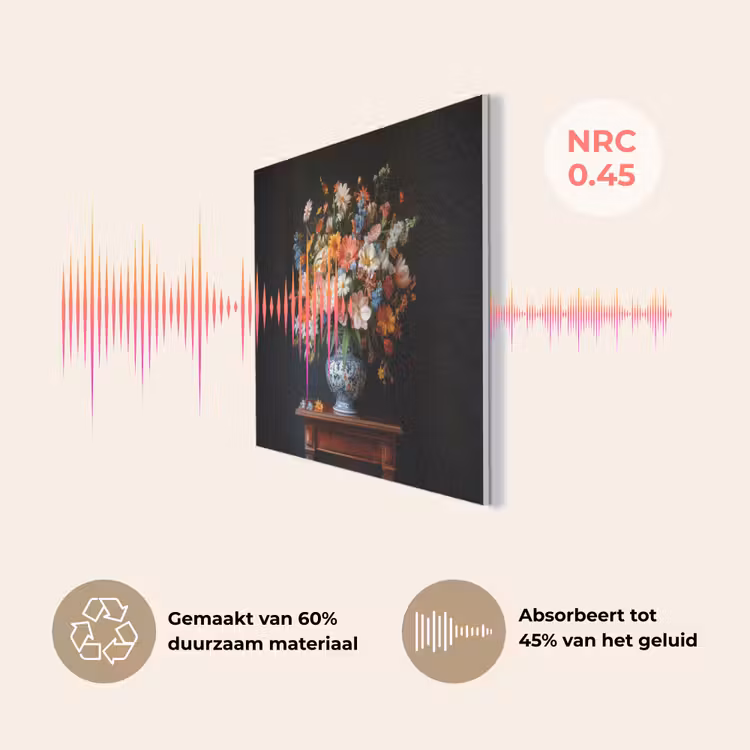 Boeket - Roze - Bloemen - Vaas PET vilt klein -USP_NL