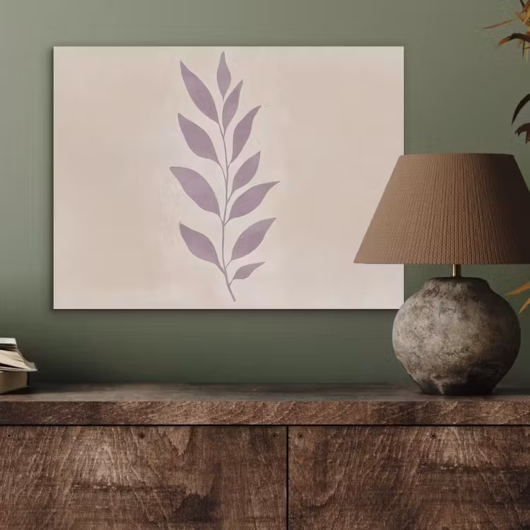 Tak - Bladeren - Minimalistisch - Beige PET vilt klein -sfeer2