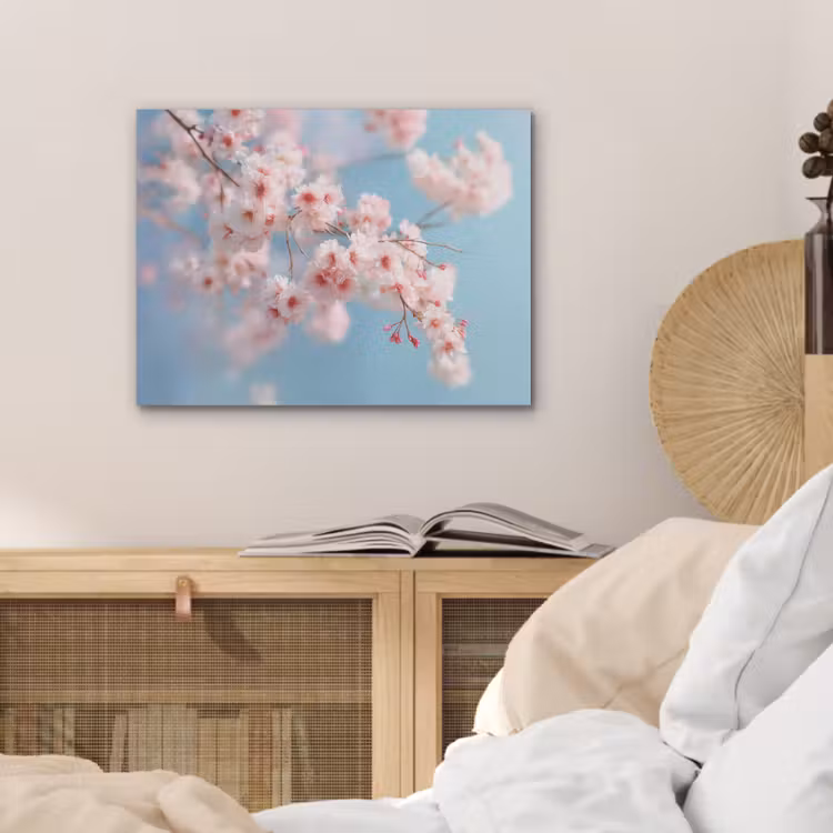 Takken - Bloesems - Roze PET vilt klein -sfeer3