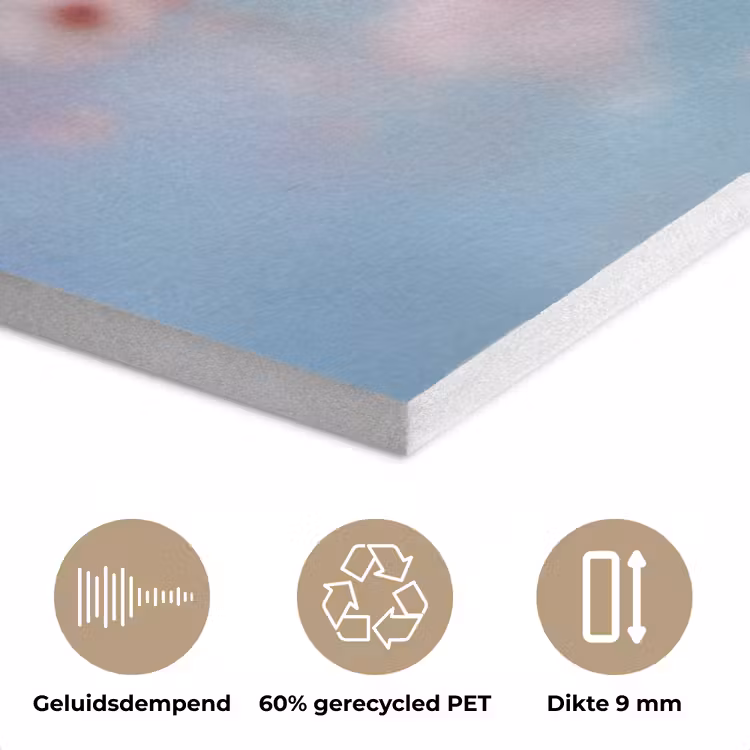 Takken - Bloesems - Roze PET vilt klein -closeup_NL