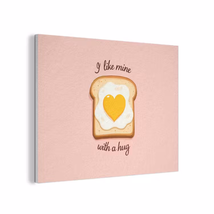 Brood - Illustratie - Quote - Roze PET vilt klein -3d