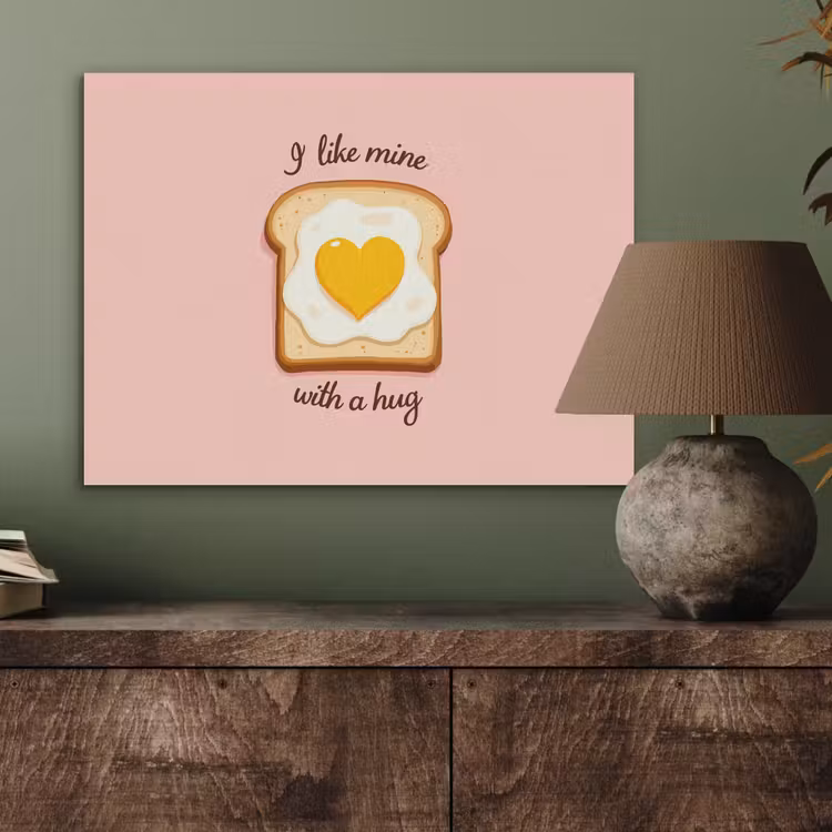Brood - Illustratie - Quote - Roze PET vilt klein -sfeer2