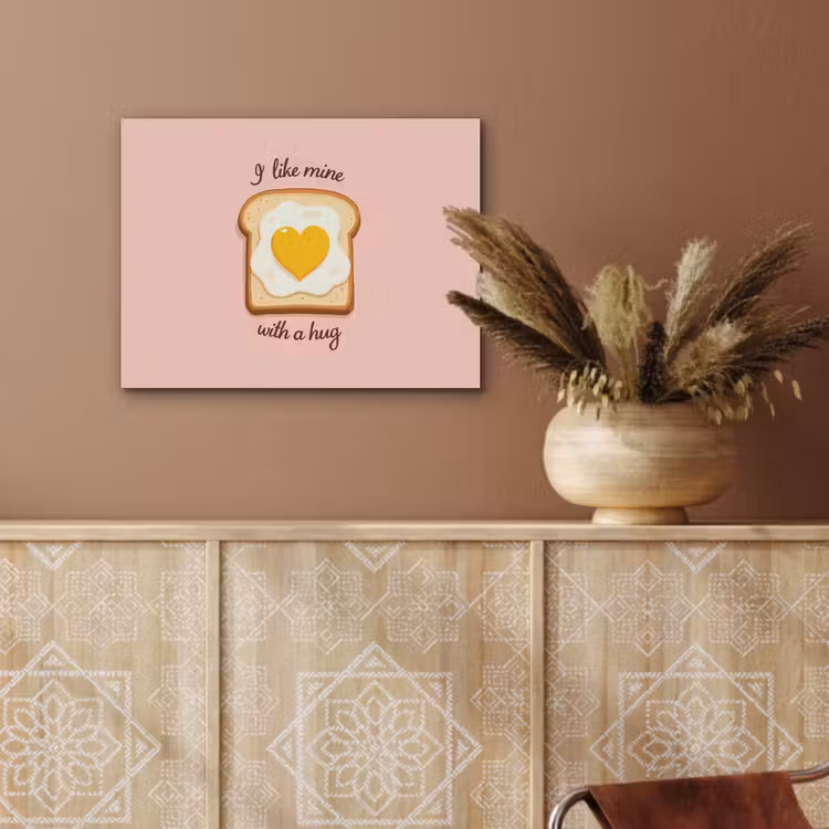 Brood - Illustratie - Quote - Roze PET vilt klein -sfeer4