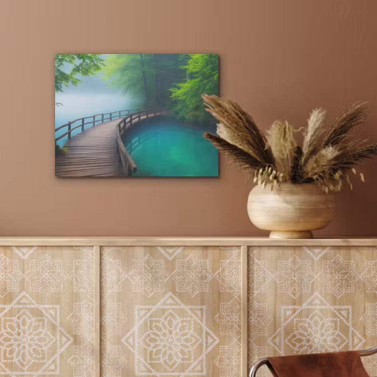 Brug - Water - Rivier - Bos PET vilt klein -sfeer4