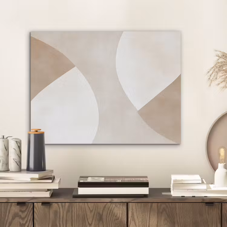 Bruin - Japandi - Abstract PET vilt klein -sfeer1
