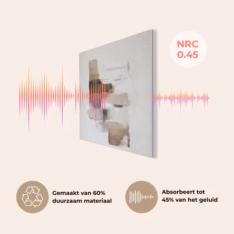 Penseelstreken - Balans - Beige - Bruin PET vilt klein -USP_NL