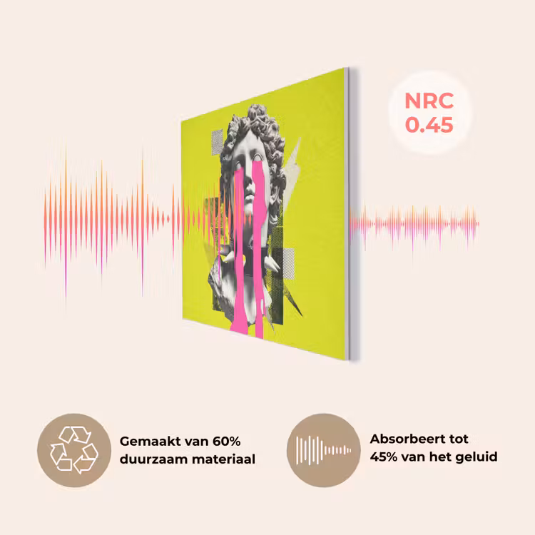 Buste - Verf - Geel PET vilt klein -USP_NL