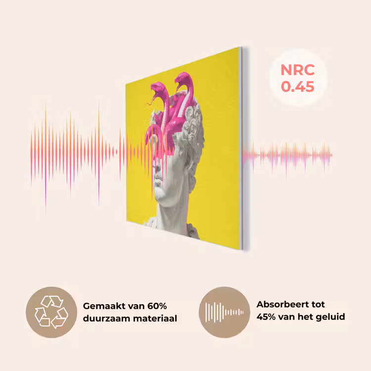 Buste - Slangen - Geel PET vilt klein -USP_NL