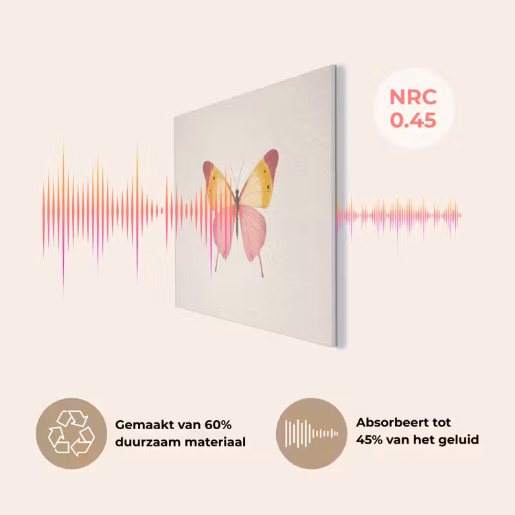 Vlinder - Illustratie - Roze PET vilt klein -USP_NL