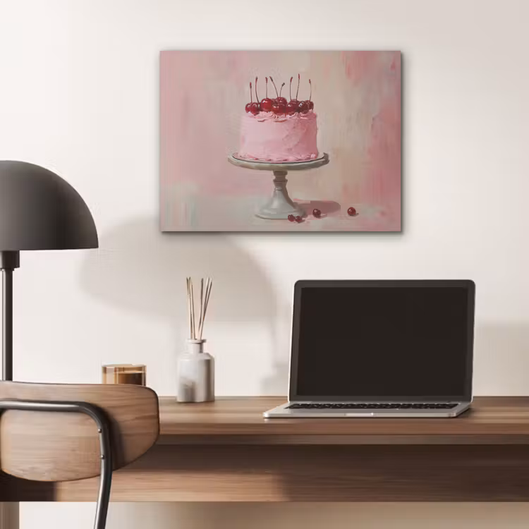 Taart - Pink - Cherry PET vilt klein -sfeer5