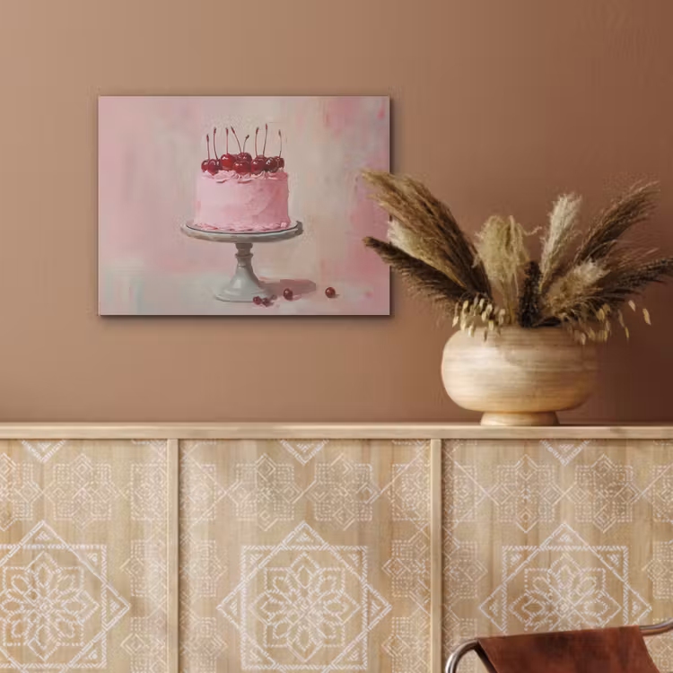 Taart - Pink - Cherry PET vilt klein -sfeer4