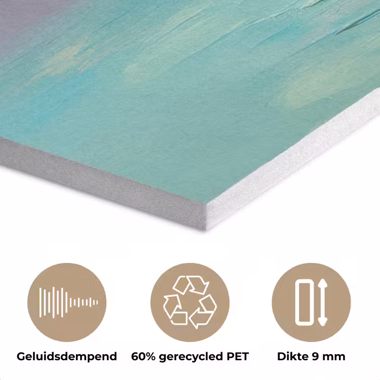 Taartje - Aardbeien - Glazuur - Kleurrijk PET vilt klein -closeup_NL