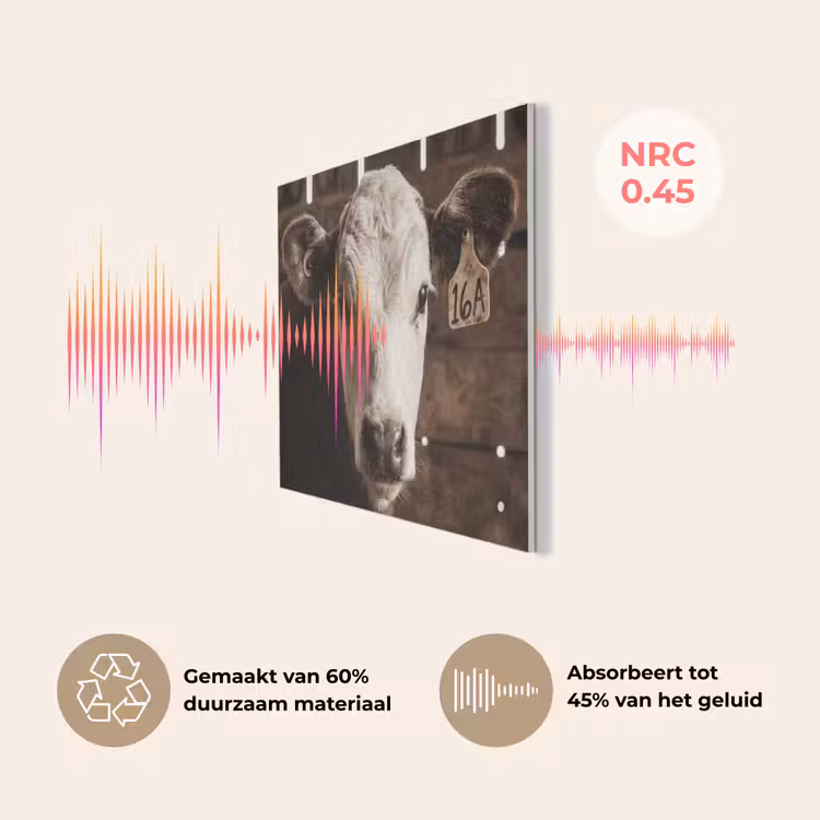 Kalf - Oormerk - Houten stal PET vilt klein -USP_NL