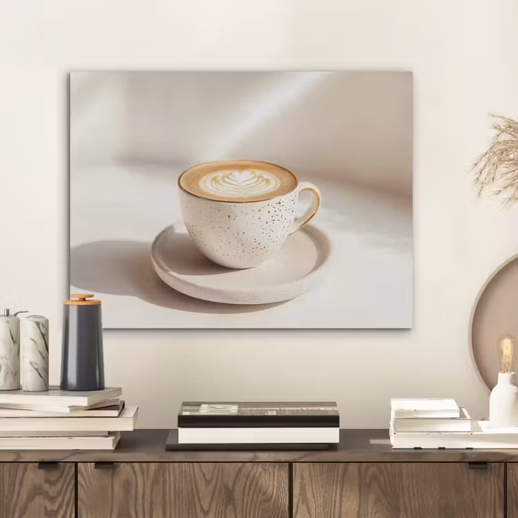 Cappuccino - Schuim - Schotel - Beige PET vilt klein -sfeer1