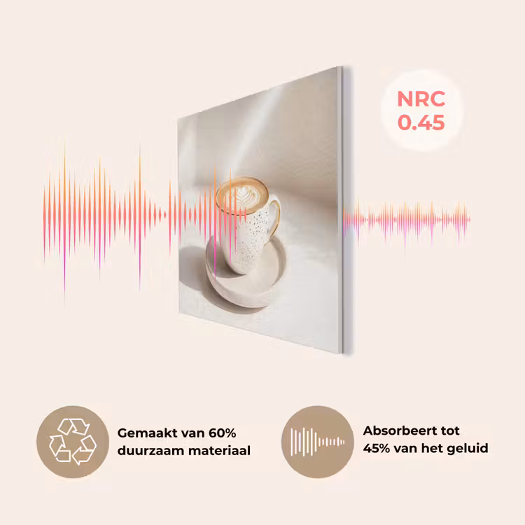 Cappuccino - Schuim - Schotel - Beige PET vilt klein -USP_NL