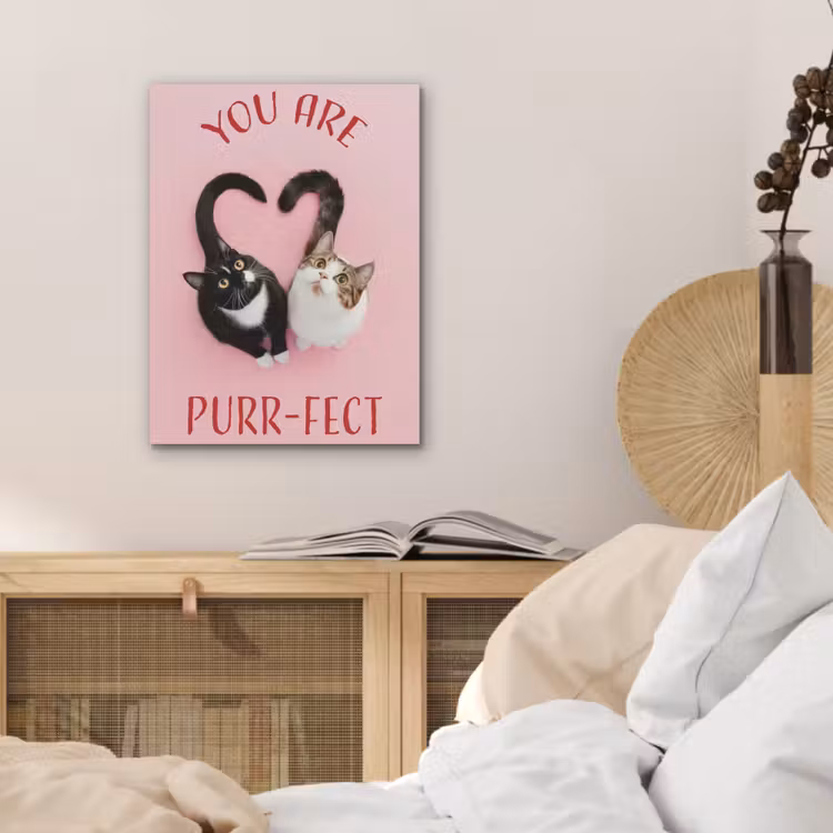 Kat - Hart - Tekst - Valentijn PET vilt klein -sfeer3