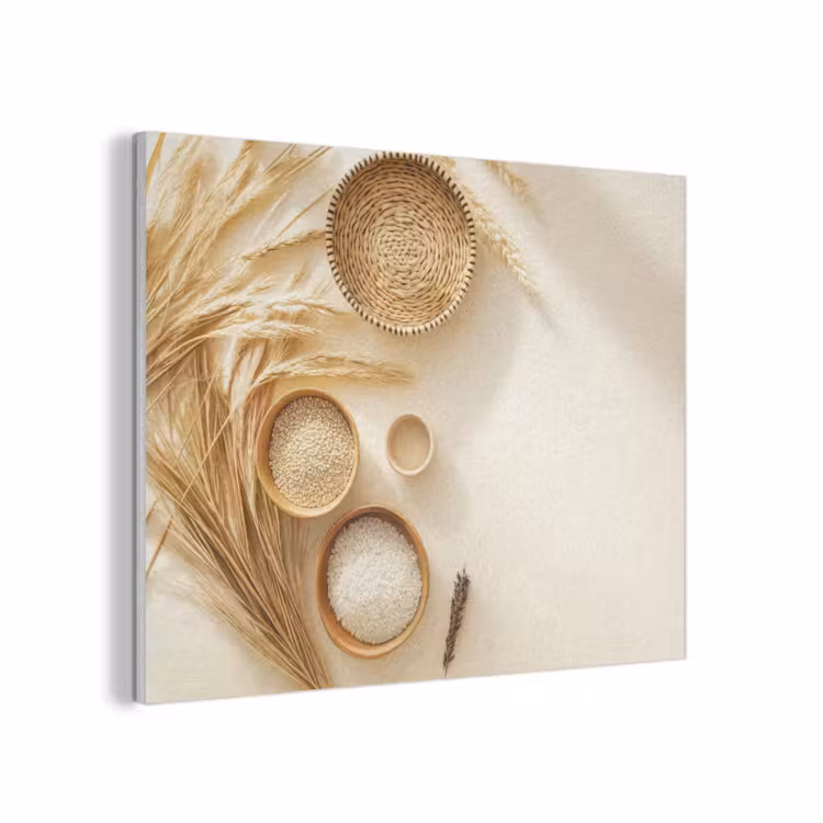 Granen - Hout - Kom - Beige PET vilt klein -3d