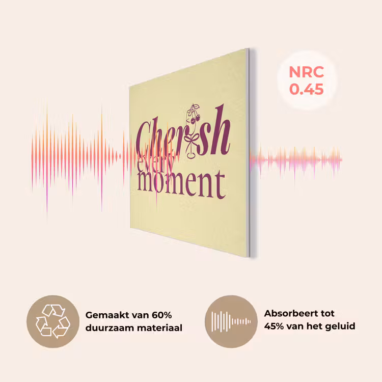 Cherish every moment - Cocktailglas - Geel PET vilt klein -USP_NL