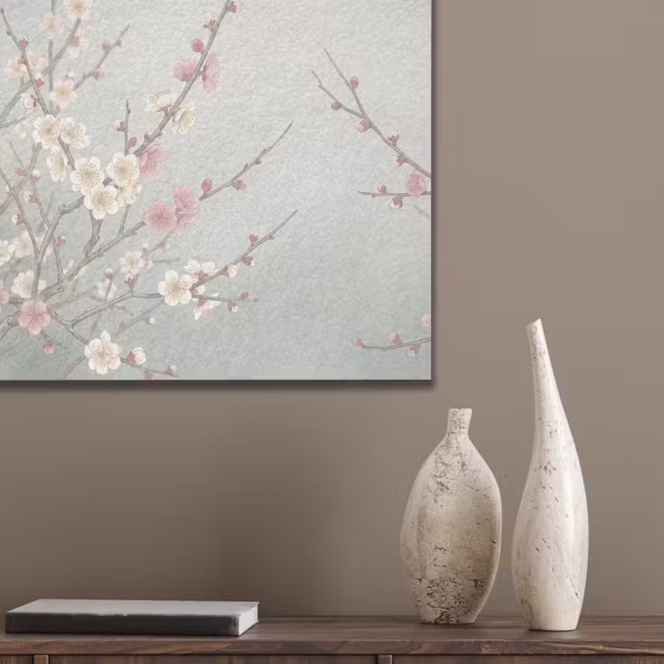 Kersen - Bloesem - Groen PET vilt klein -sfeer6_closeup