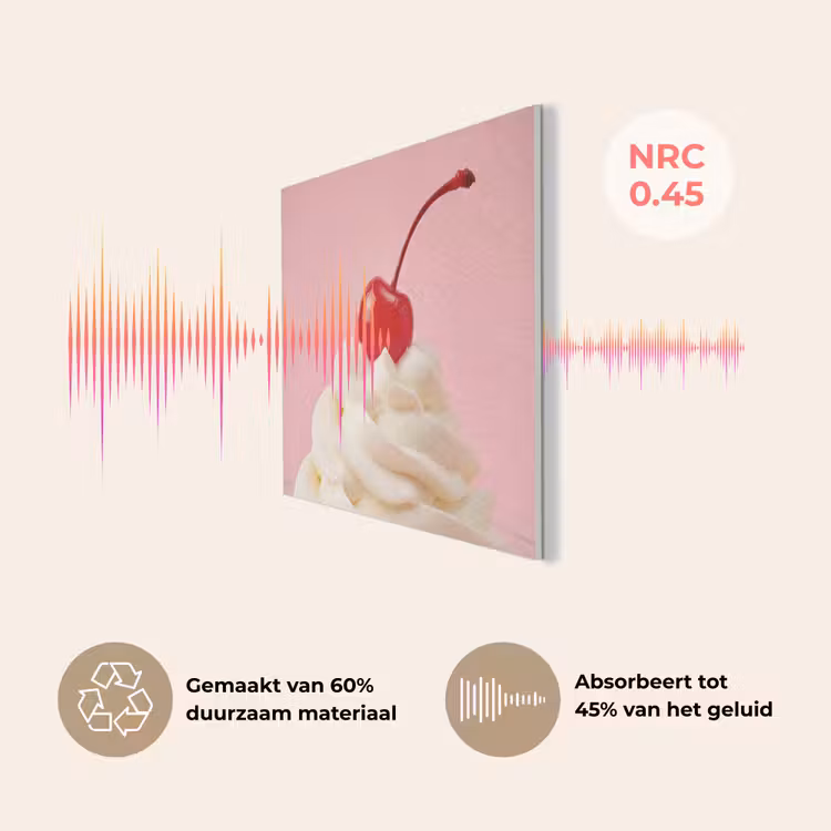 Kers - Slagroom - Roze PET vilt klein -USP_NL