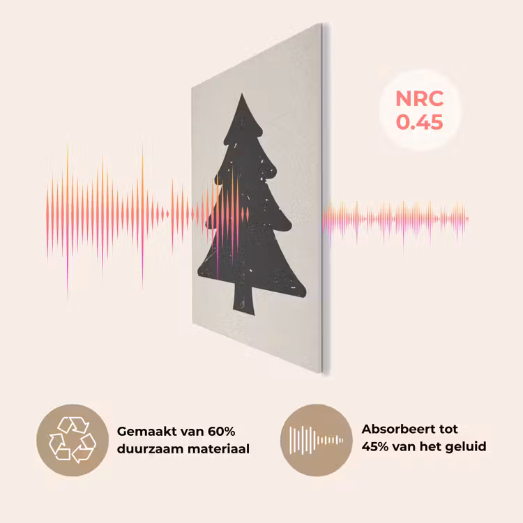 Kerstboom - Zwarte kerstboom - Boom - Japandi PET vilt klein -USP_NL