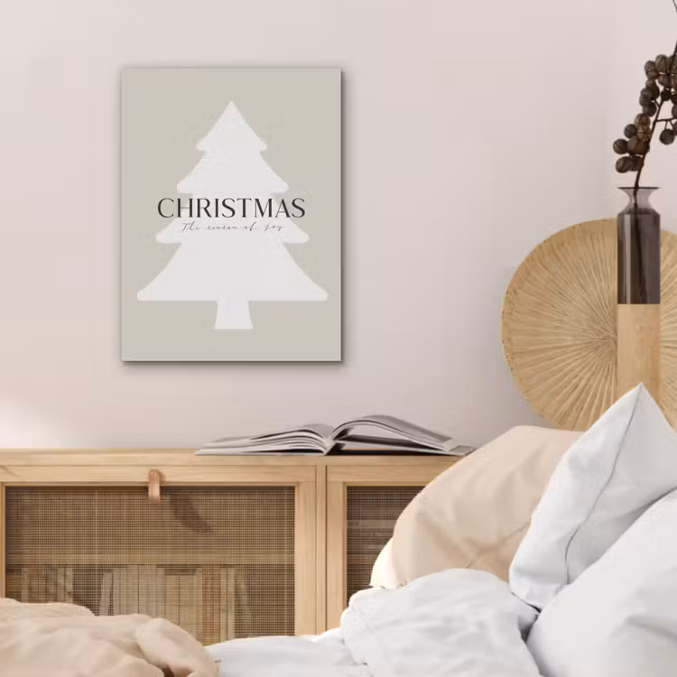 Kerstboom - Japandi - Christmas - Beige PET vilt klein -sfeer3