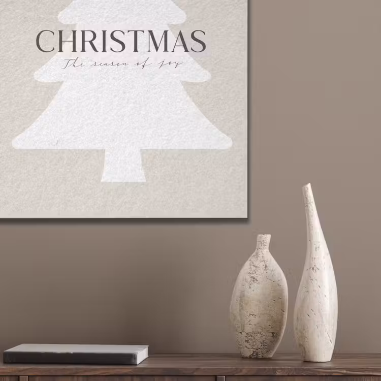 Kerstboom - Japandi - Christmas - Beige PET vilt klein -sfeer6_closeup