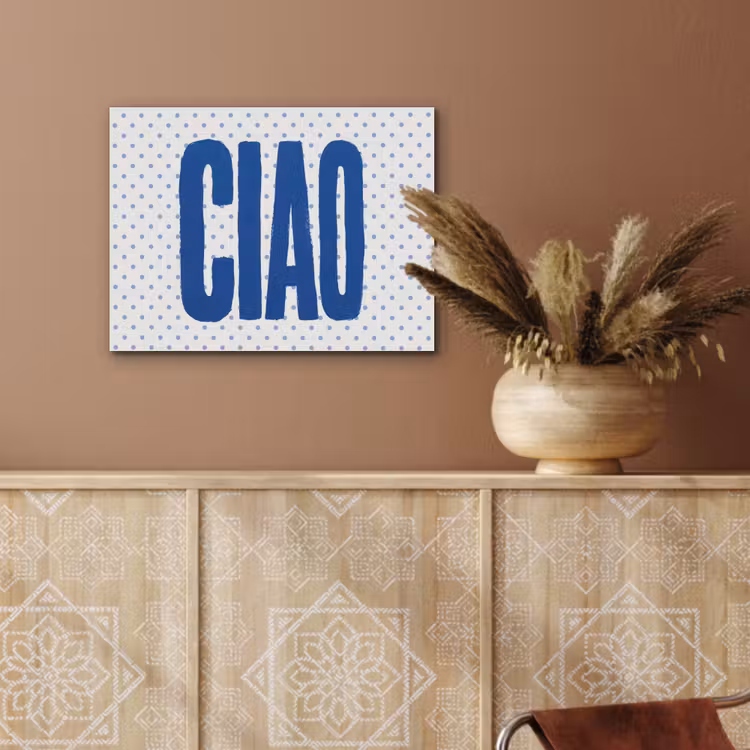 Ciao - Blauw - Stippen PET vilt klein -sfeer4