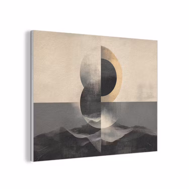 Cirkels - Schaduw - Abstract PET vilt klein -3d