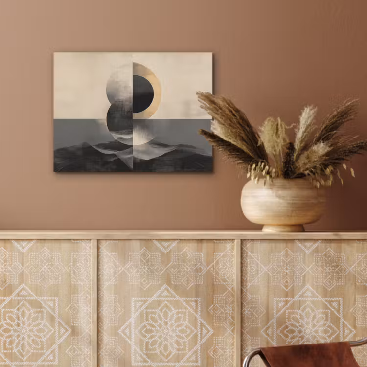 Cirkels - Schaduw - Abstract PET vilt klein -sfeer4