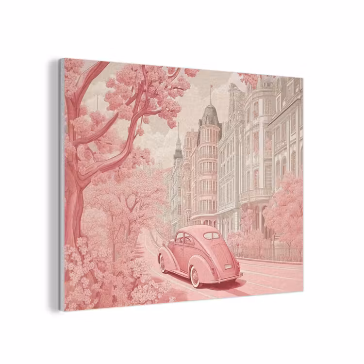 City - Car - Pink PET vilt klein -3d