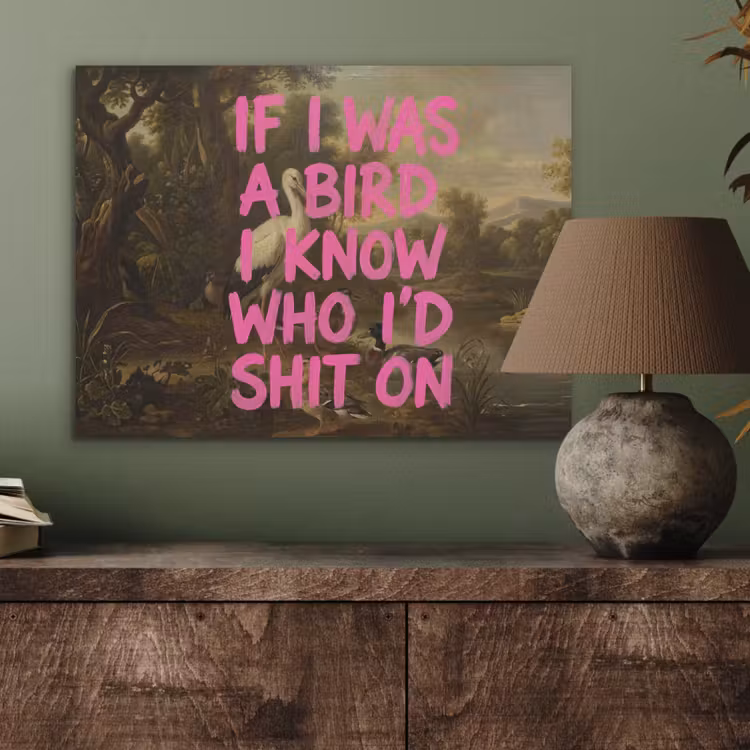 Klassiek - Humor - Roze PET vilt klein -sfeer2