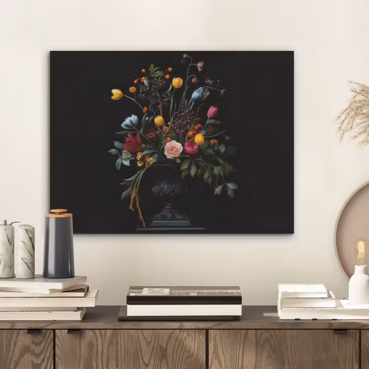 Klassiek - Vaas - Boeket - Bloemen PET vilt klein -sfeer1