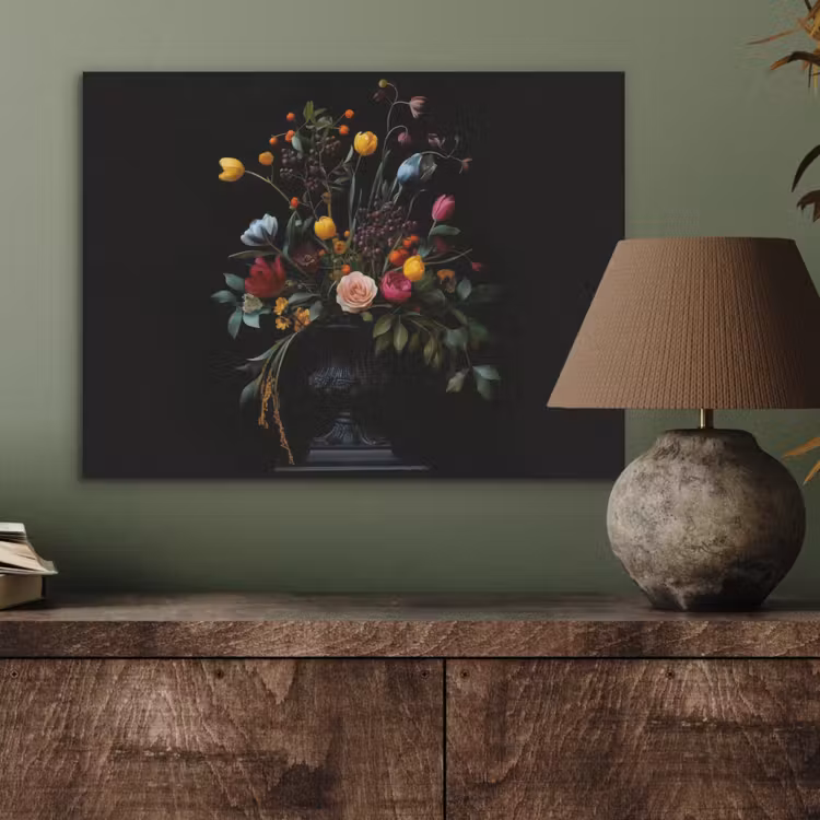 Klassiek - Vaas - Boeket - Bloemen PET vilt klein -sfeer2