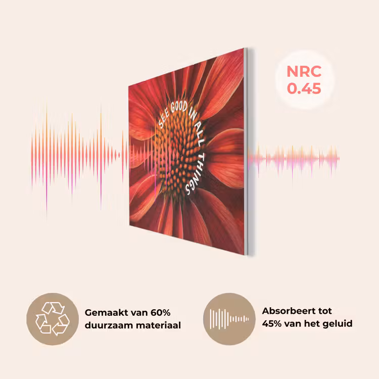 Close up - Bloem - Quote - Rood PET vilt klein -USP_NL