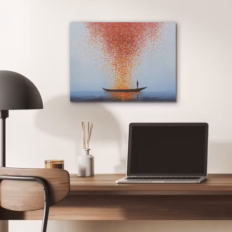 Wolk - Confetti - Boot - Wateroppervlakte PET vilt klein -sfeer5