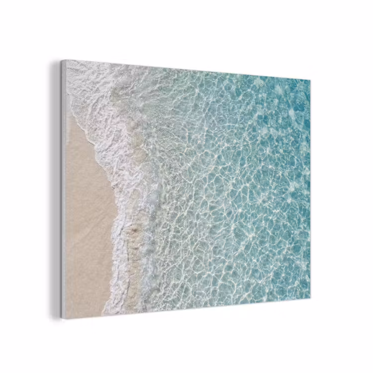 Kust - Zand - Blauw PET vilt klein -3d