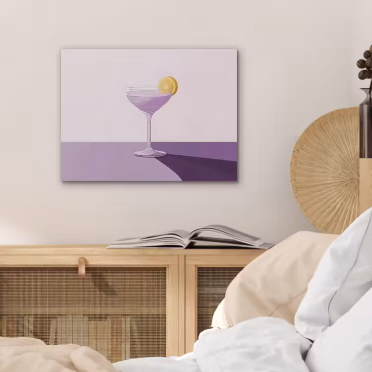 Cocktail - Paars - Minimalistisch - Citroen PET vilt klein -sfeer3