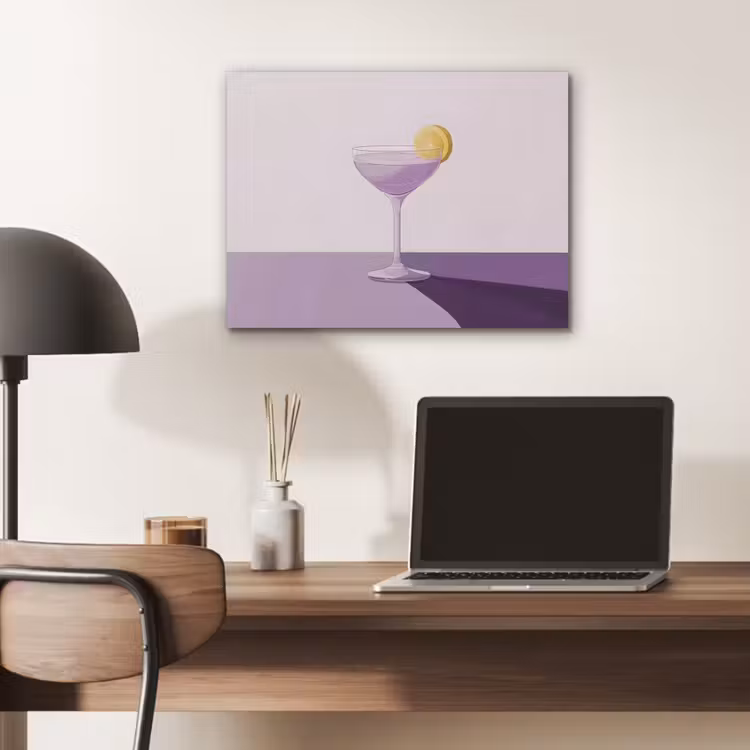 Cocktail - Paars - Minimalistisch - Citroen PET vilt klein -sfeer5