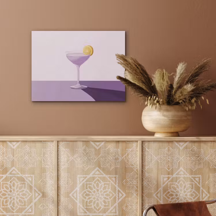Cocktail - Paars - Minimalistisch - Citroen PET vilt klein -sfeer4