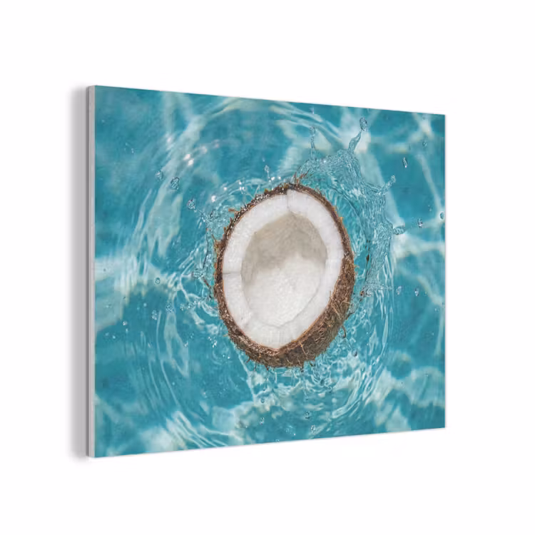 Kokosnoot - Water - Wit PET vilt klein -3d