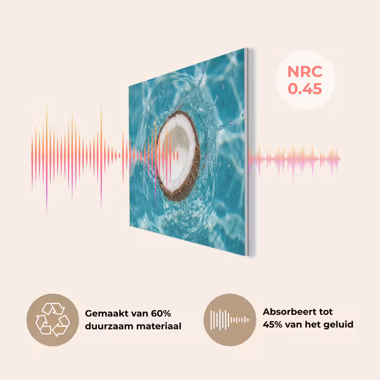 Kokosnoot - Water - Wit PET vilt klein -USP_NL