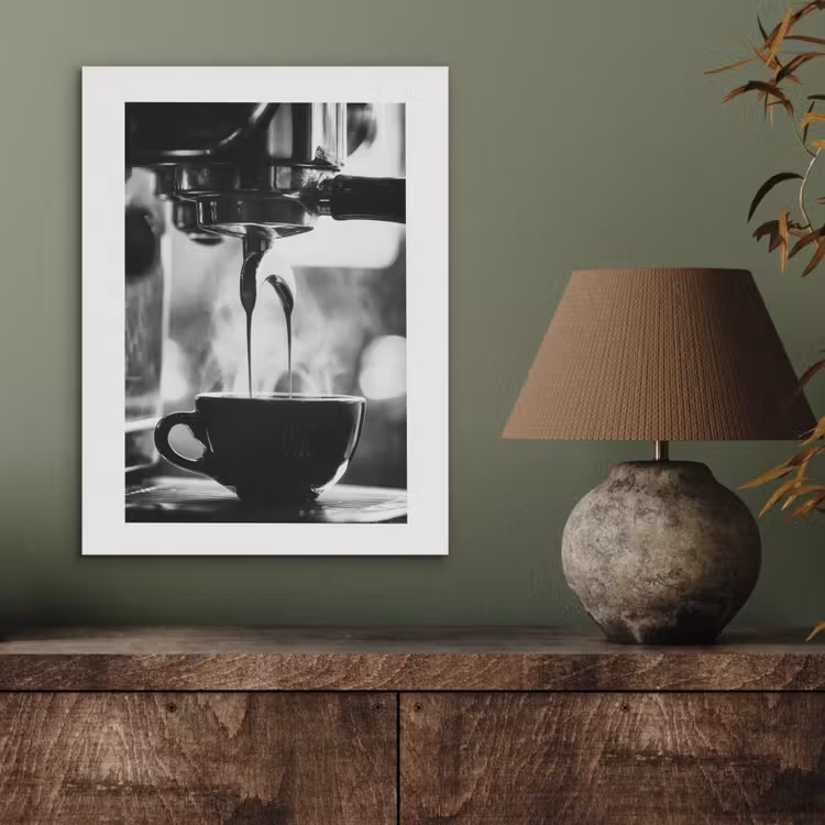 Coffee - Espresso - Koffiemachine - Kop PET vilt klein -sfeer2