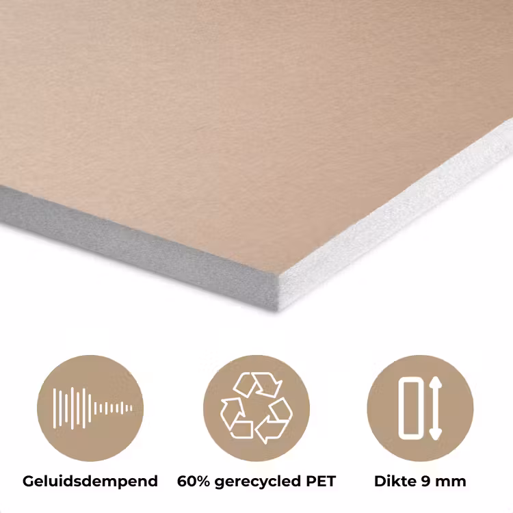 Koffie - Melkschuim - Lach - Beige PET vilt klein -closeup_NL