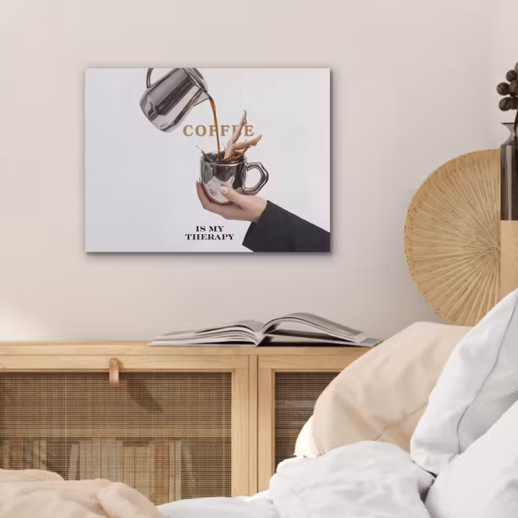 Koffie - Mok - Kan - Therapie PET vilt klein -sfeer3