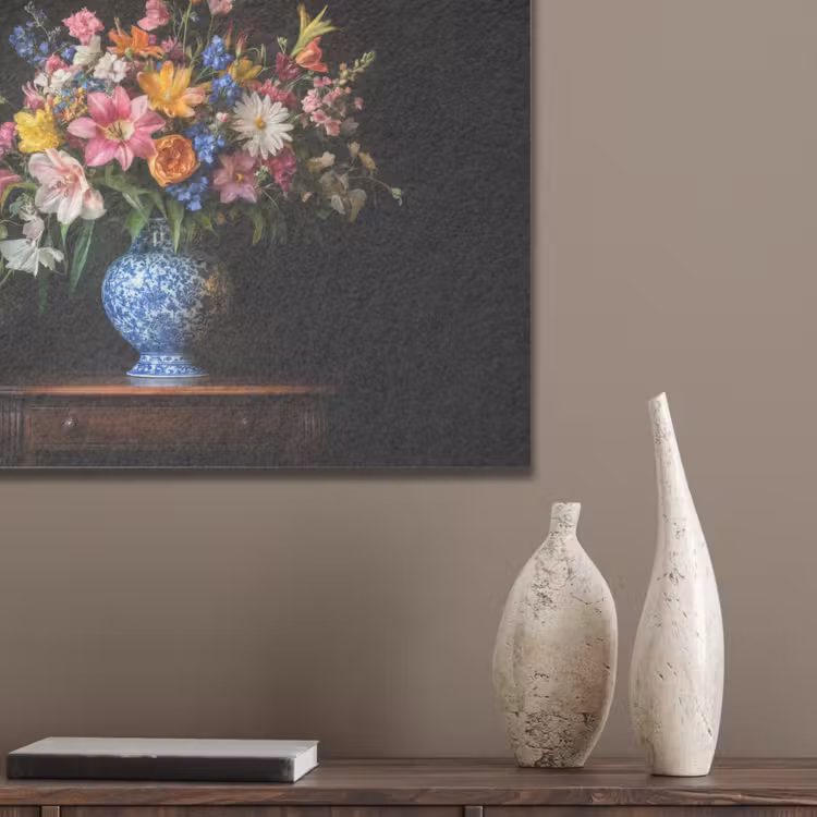 Kleur - Vaas - Bloemen - Boeket PET vilt klein -sfeer6_closeup
