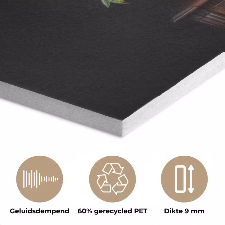 Kleur - Vaas - Bloemen - Boeket PET vilt klein -closeup_NL
