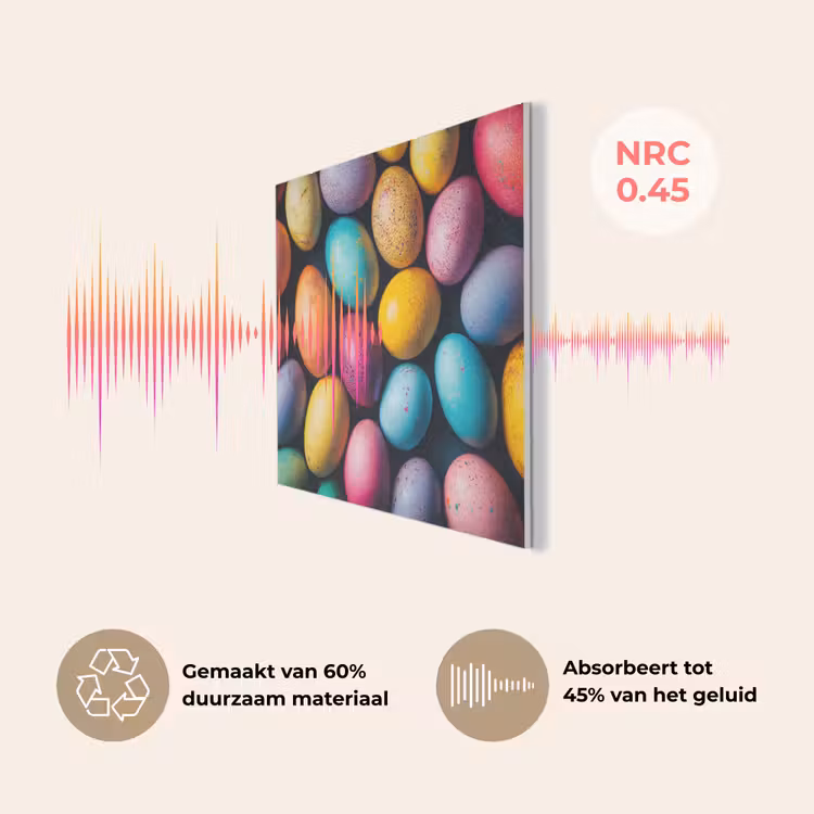 Kleurrijk - Paaseitjes - Spetters PET vilt klein -USP_NL