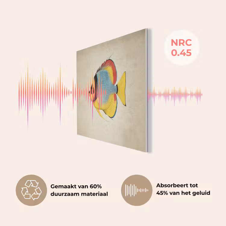 Kleurrijk - Vis - Schubben - Illustratie PET vilt klein -USP_NL