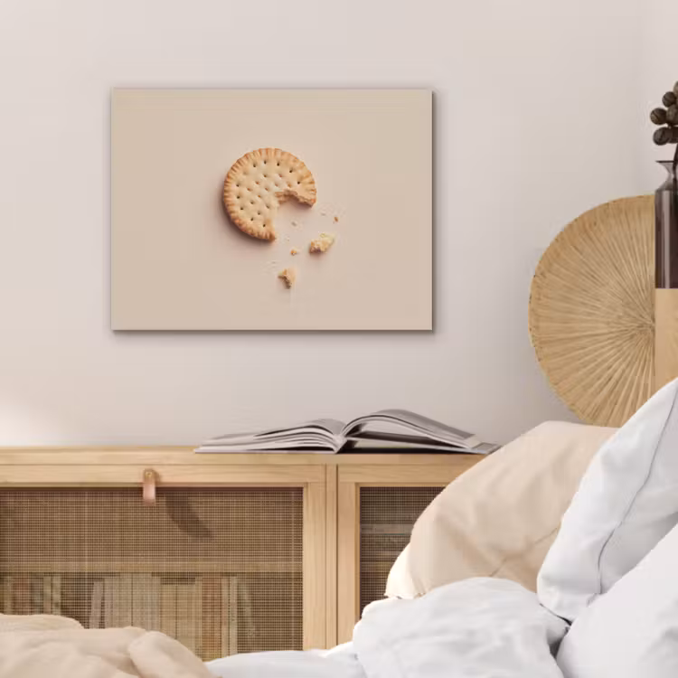 Koekje - Kruimels - beige PET vilt klein -sfeer3